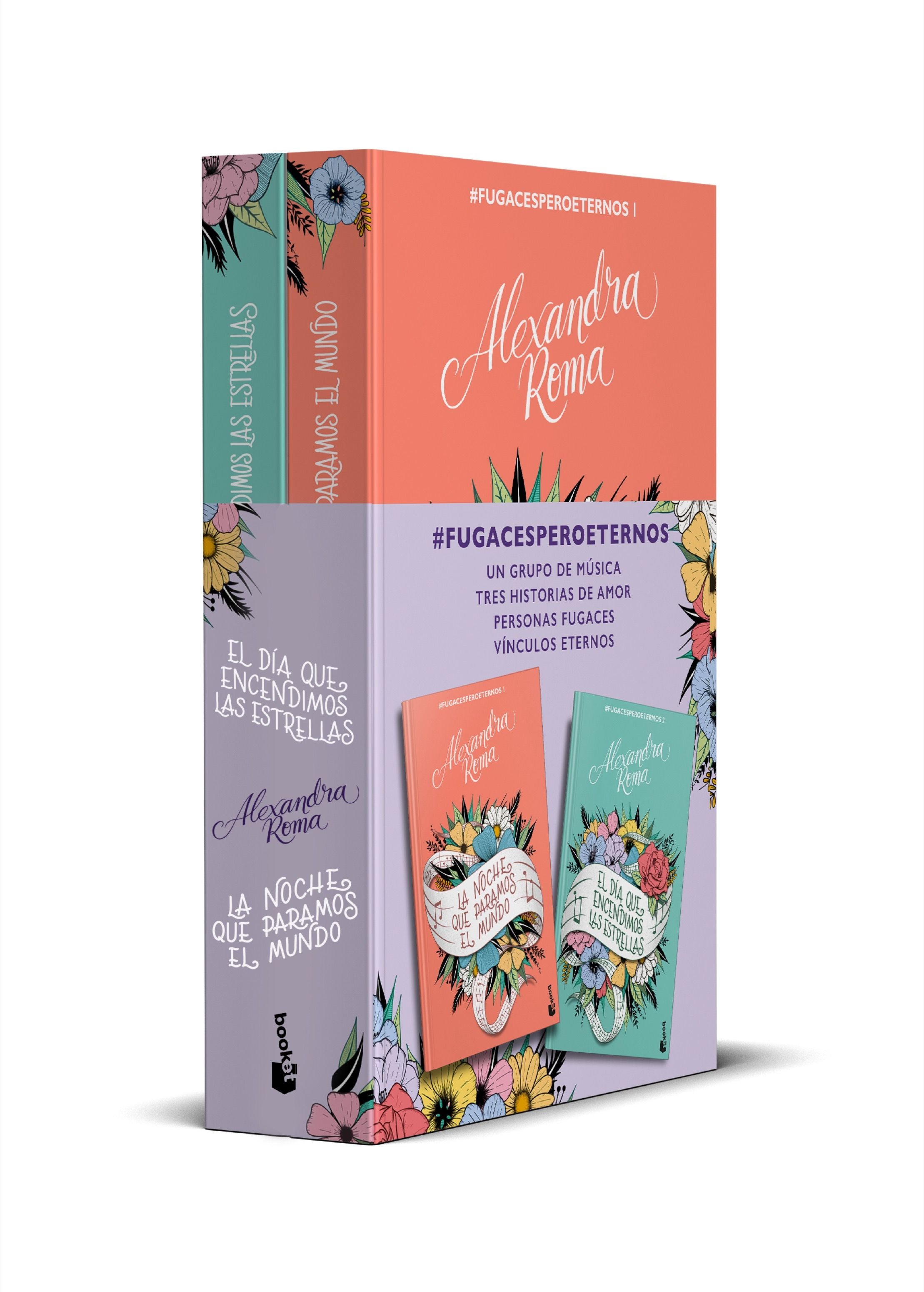 Pack Fugaces pero eternos: La noche que paramos el mundo + El día que encendimos las estrellas. Alexandra Roma (Booket) 9788408272977 Imagen principal del producto