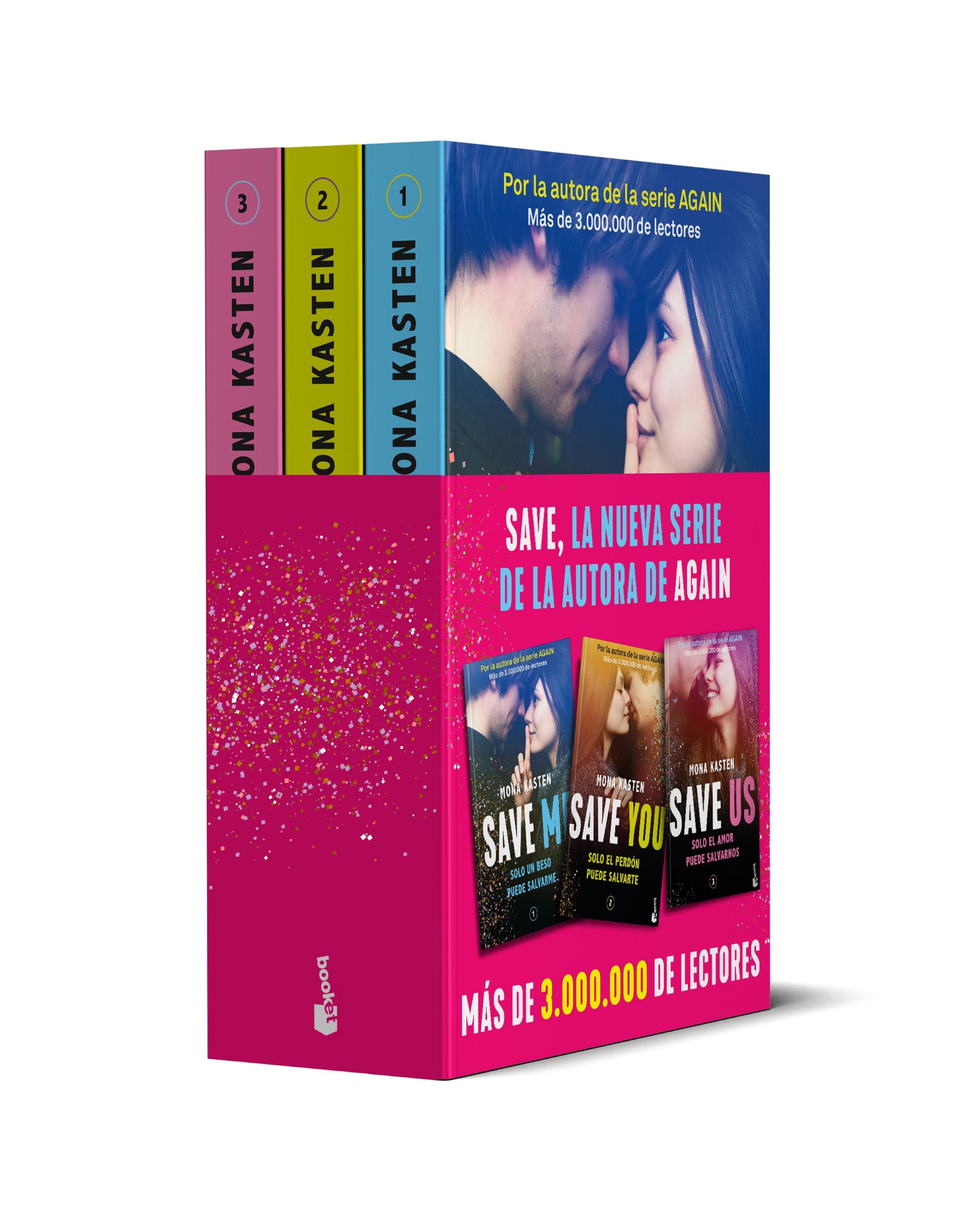 Pack Trilogía Save: Incluye los libros Save me, Save you y Save us. Mona Kasten (Booket) 9788408262831