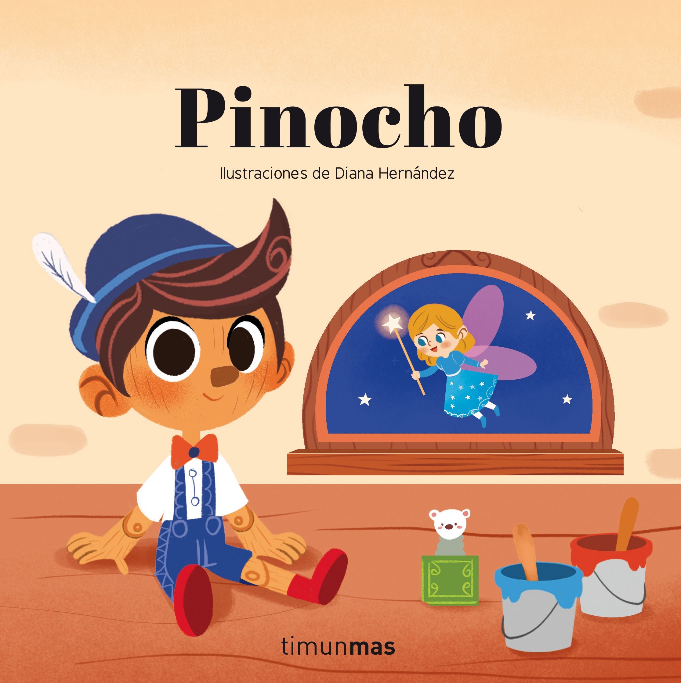 Pinocho. Cuento con mecanismos: Ilustraciones de Diana Hernandez. Diana Hernández (Timun Mas Infantil) 9788408263975 Imagen principal del producto