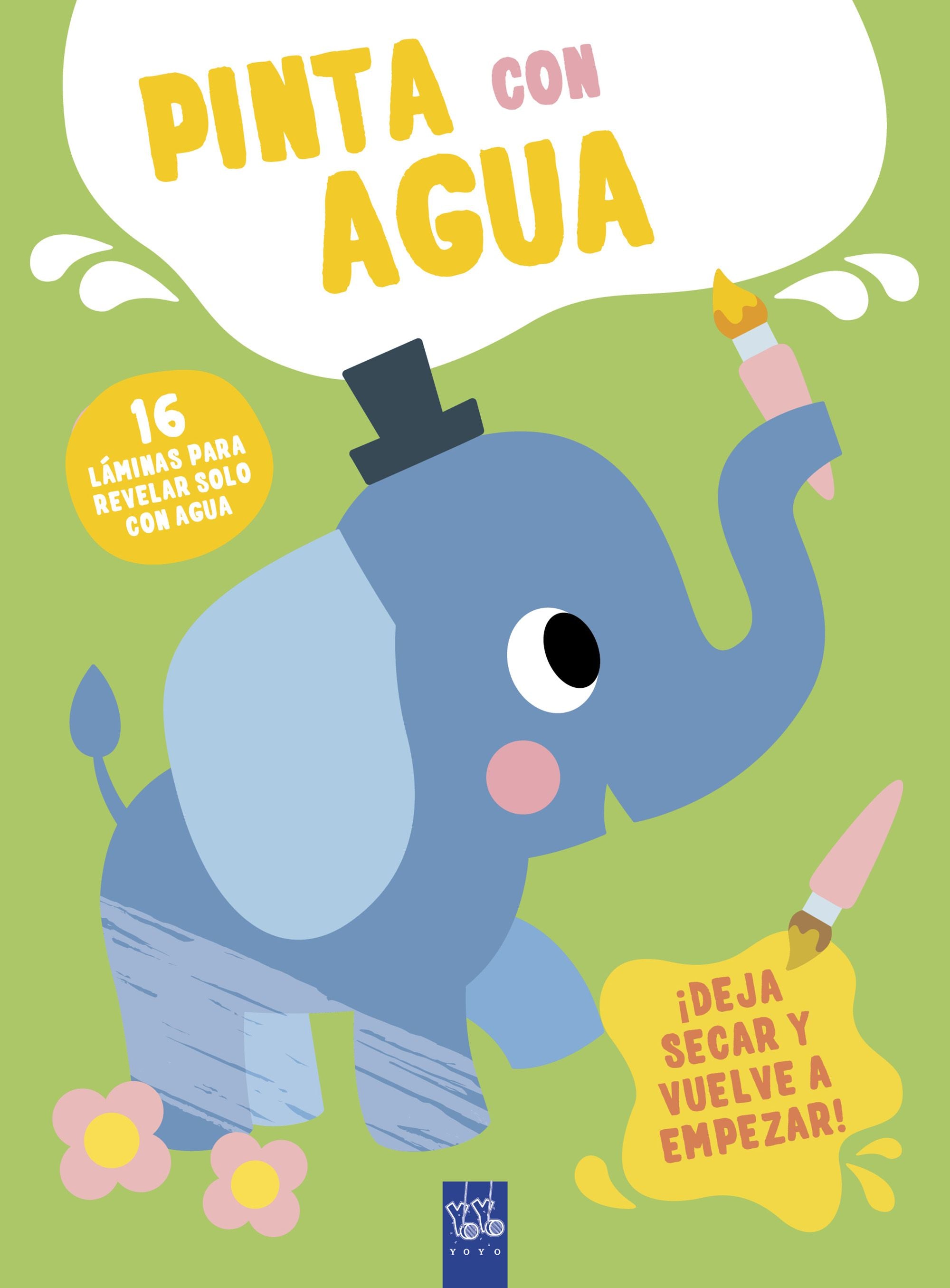 Pinta con agua. Elefante. YOYO (Yoyo) 9788408295594 Imagen principal del producto