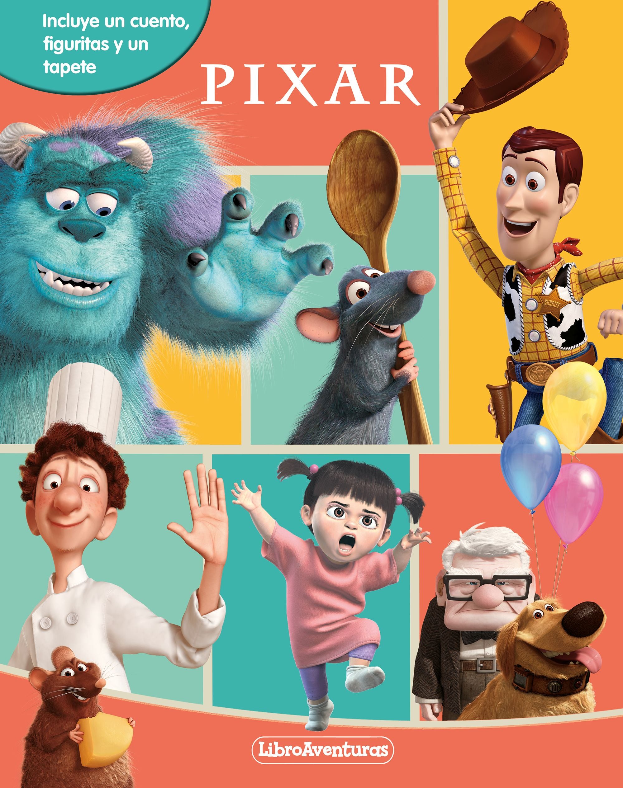 Pixar. Libroaventuras: Incluye un cuento, figuritas y un tapete. Disney (Libros Disney) 9788410029781 Imagen principal del producto