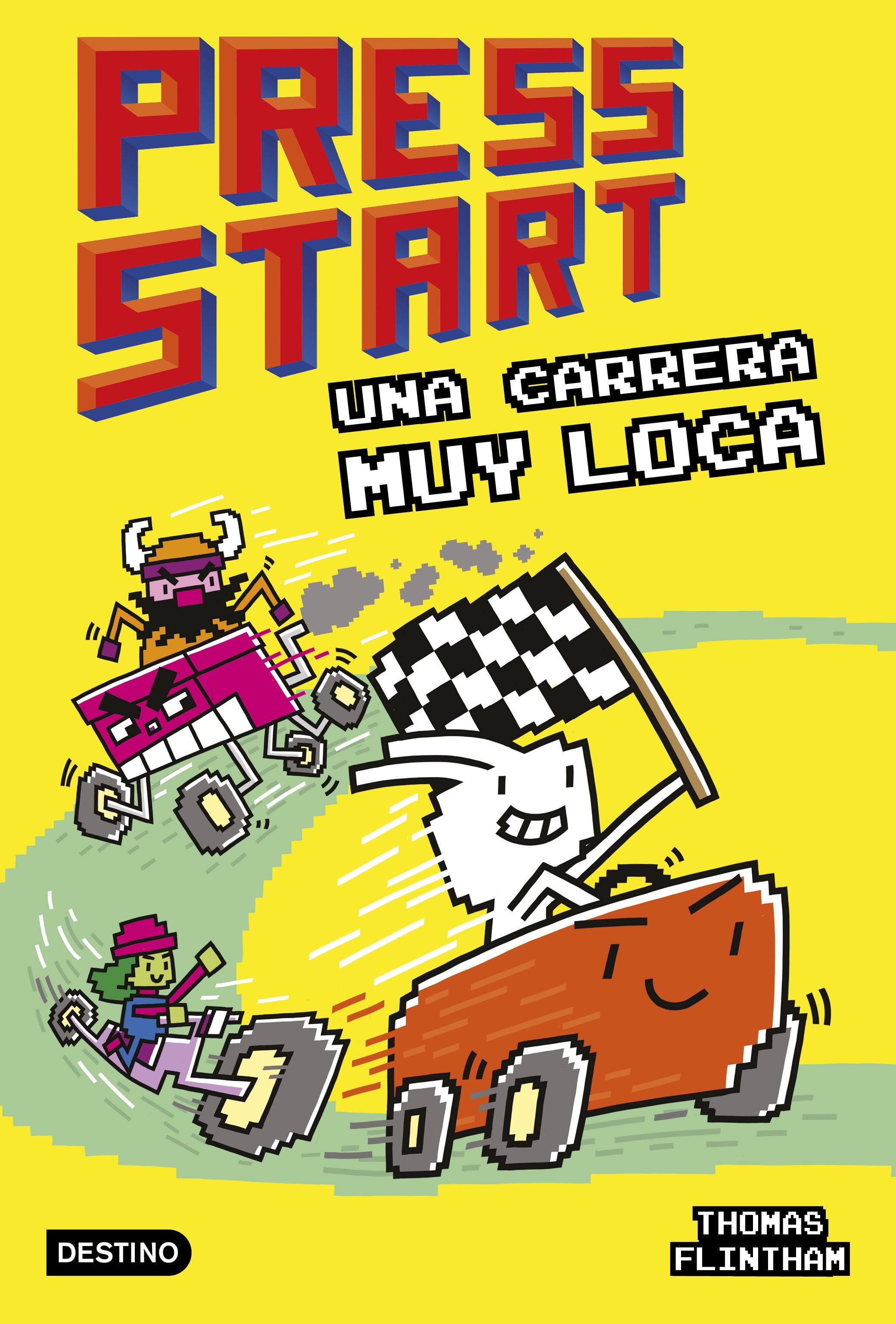 Press Start 3. Una carrera muy loca. Thomas Flintham (Destino Infantil & Juvenil) 9788408253952 Imagen principal del producto