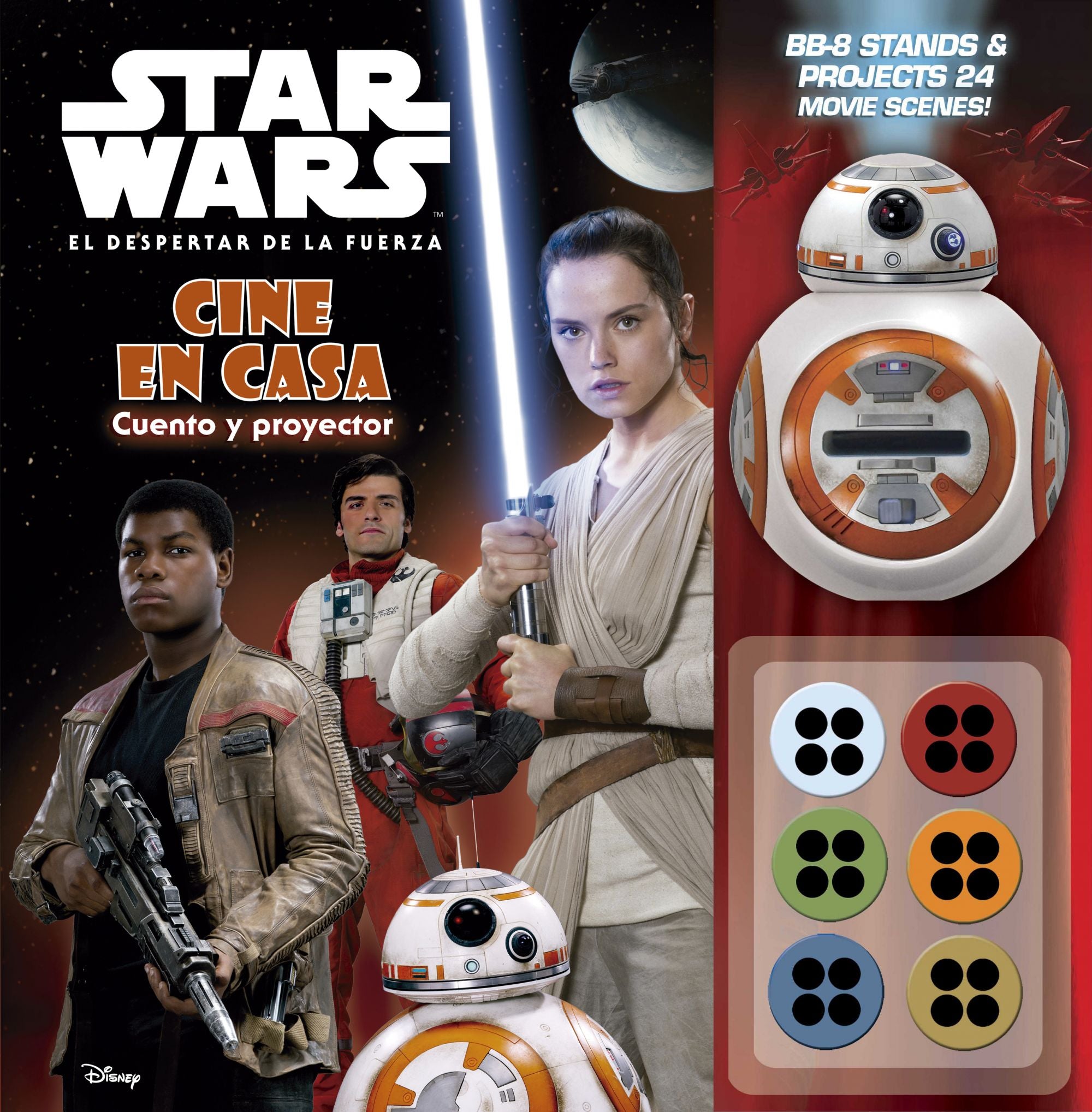 Star Wars. El despertar de la fuerza. Cine en casa: Cuento y proyector Imagen principal del producto