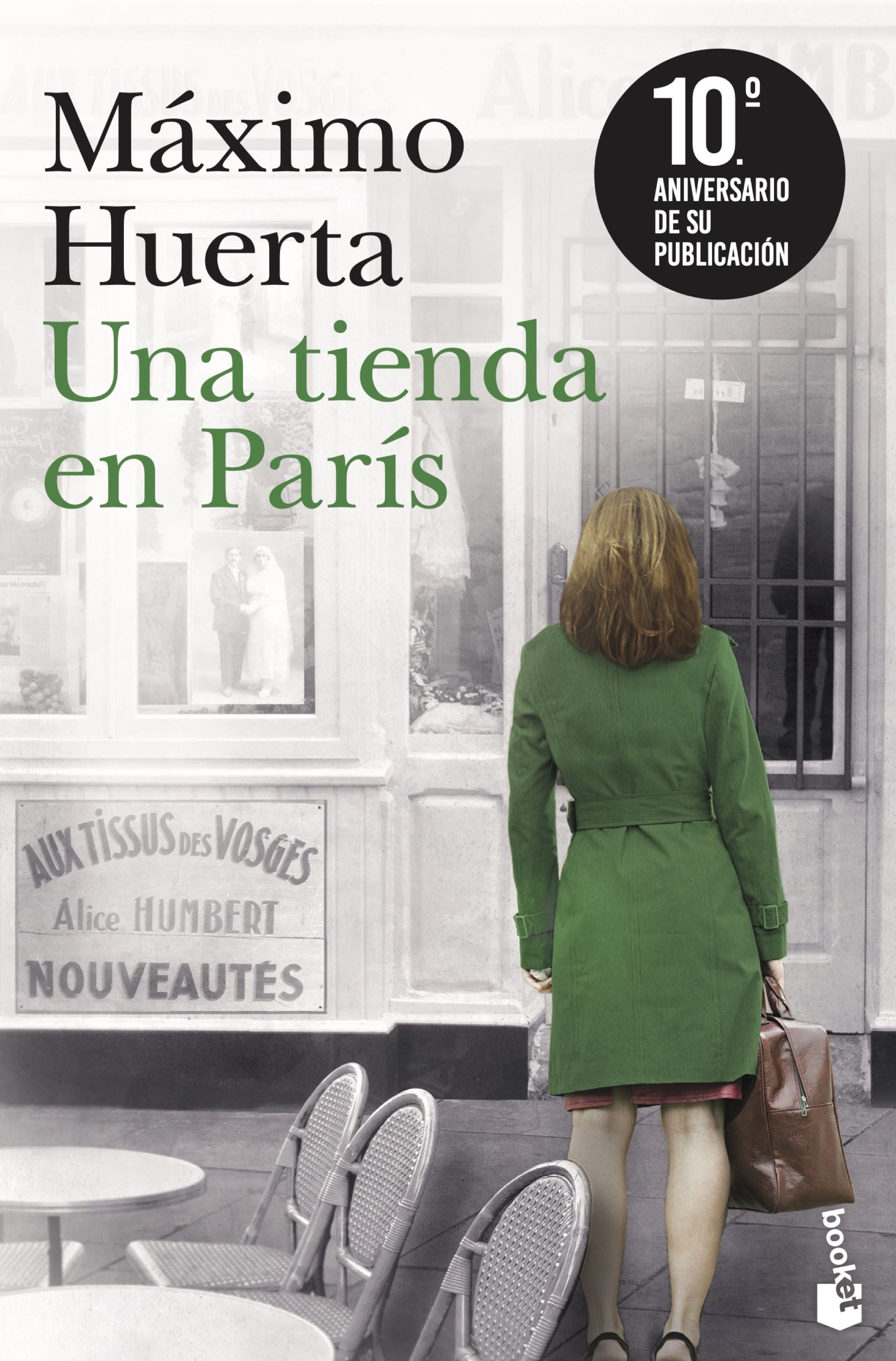 Una tienda en París (Edición 10.º aniversario). Máximo Huerta (Booket) 9788408263661 Imagen principal del producto