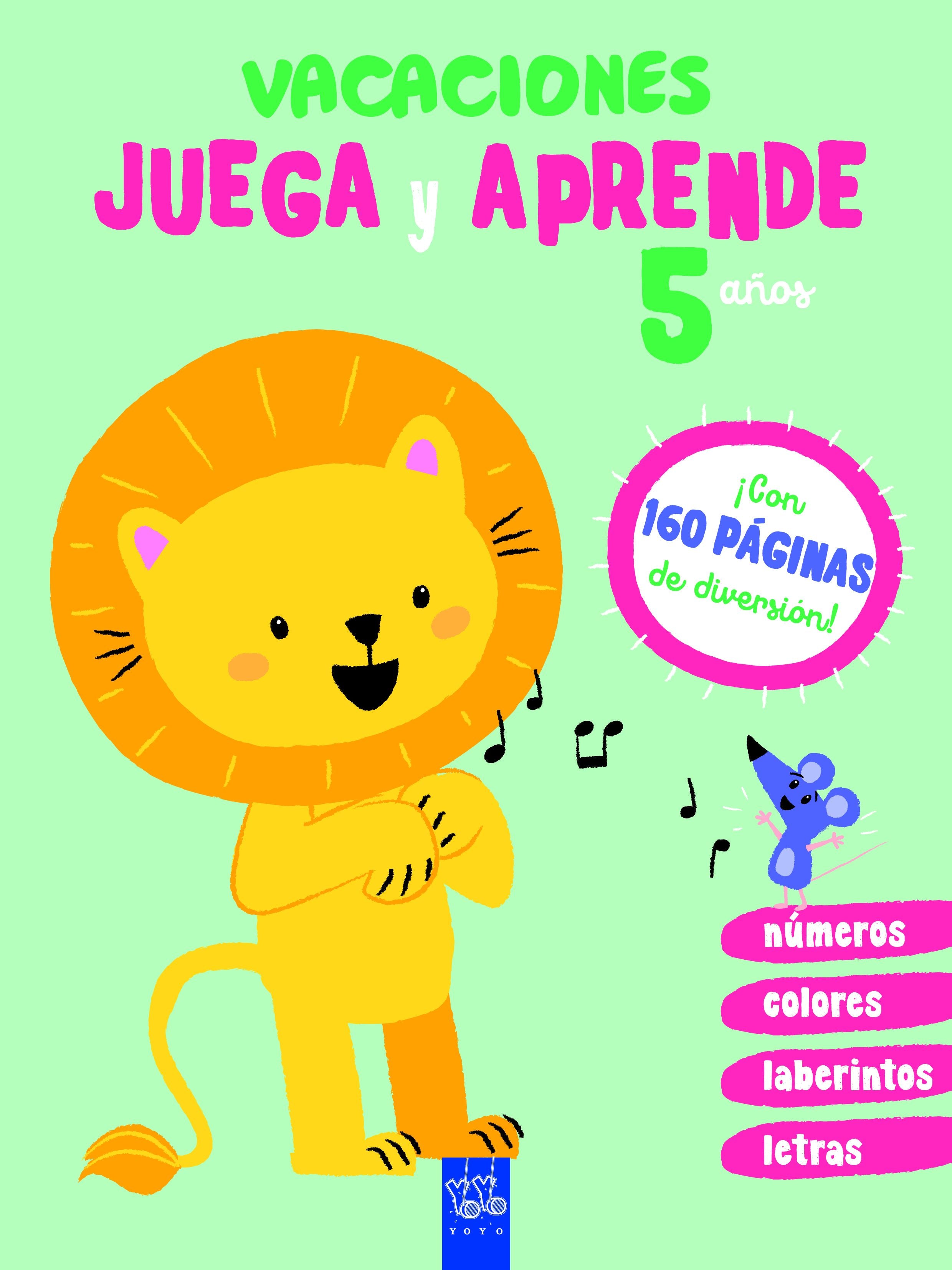 Vacaciones. Juega y aprende. 5 años. YOYO (Yoyo) 9788408206071 Imagen principal del producto
