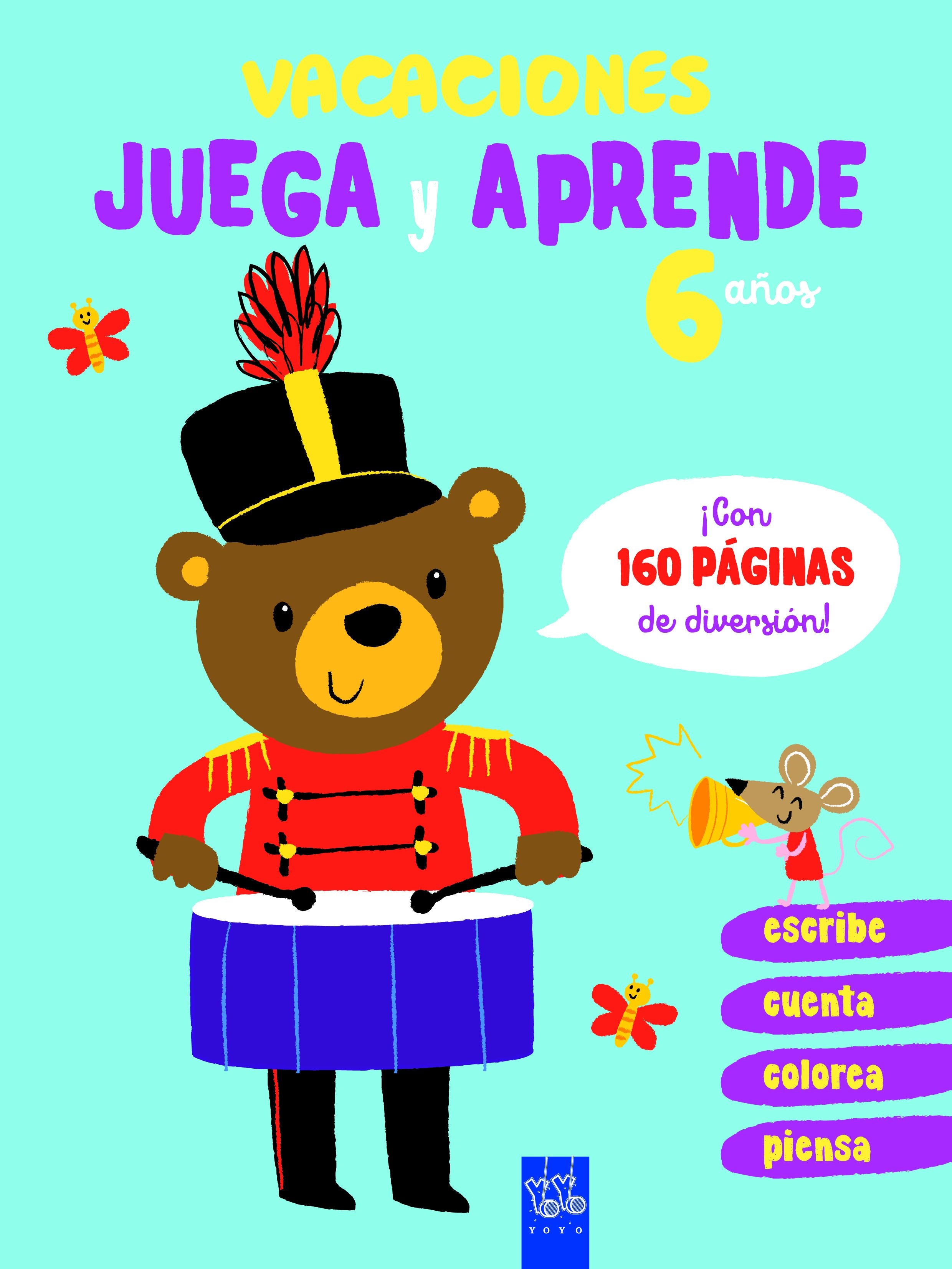 Vacaciones. Juega y aprende. 6 años. YOYO (Yoyo) 9788408206088