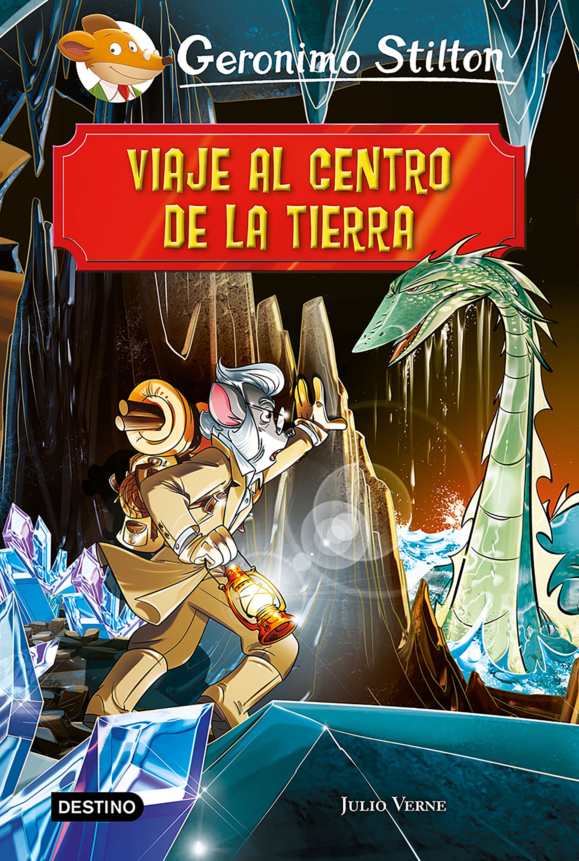 Viaje al centro de la tierra. Geronimo Stilton (Destino Infantil & Juvenil) 9788408215325 Imagen principal del producto