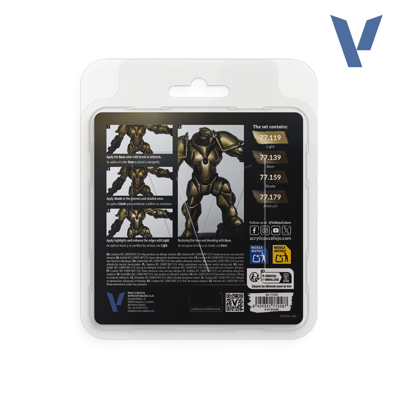 Set Metal Envejecido 77.258 | True Metallic Metal
