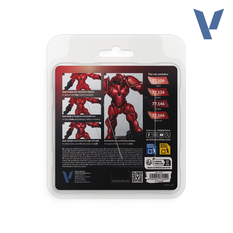 Set Rojo Rubí 77.254 | True Metallic Metal