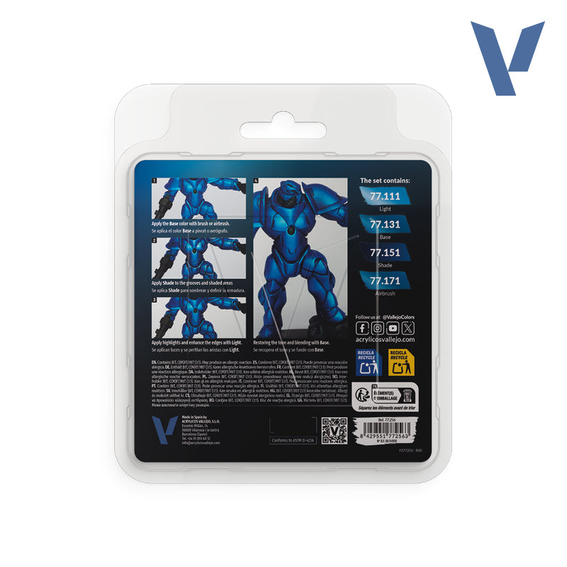Set Azul Zafiro 77.256 | True Metallic Metal
