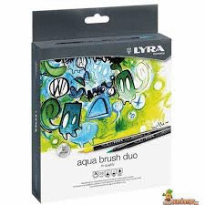 ✅ ROTULADOR LYRA AQUA BRUSH DUO 36 COLORES SURTIDOS Imagen principal del producto