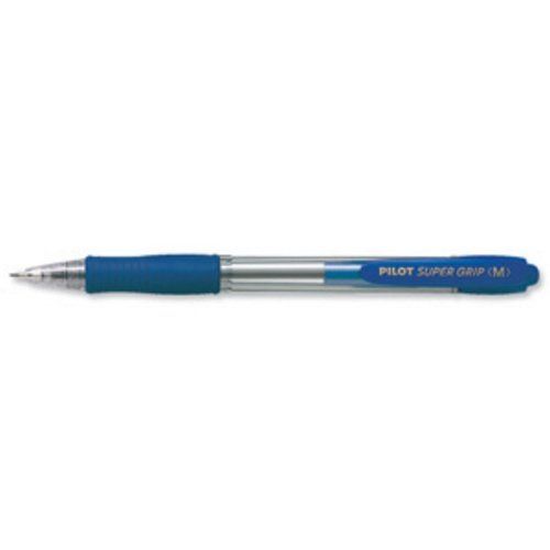✅  BOLIGRAFO PILOT SUPERGRIP AZUL CAJA 12 UNIDADES Imagen secundaria del producto