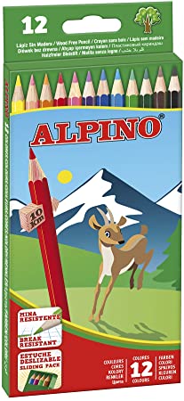 ✅ Alpino Lápices de Colores 12 Unidades Imagen principal del producto