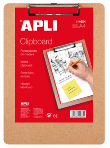 ✅ PORTAFOLIO APLI A4 MADERA Imagen principal del producto