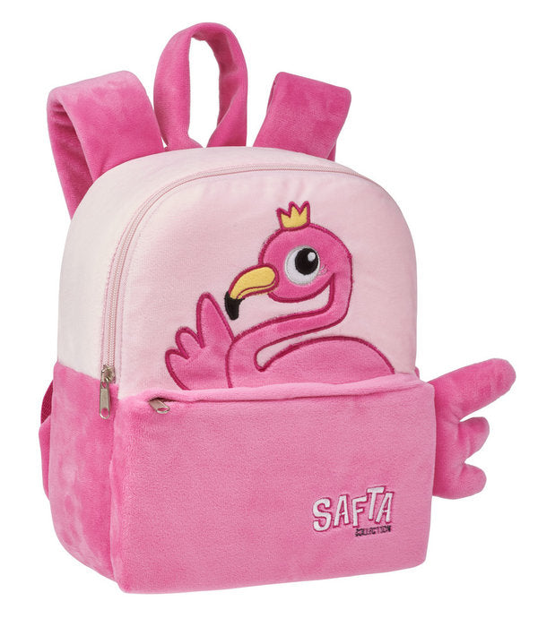 MOCHILA PELUCHE GUARDERÍA SAFTA PRE-ESCOLAR FLAMENCO Imagen principal del producto