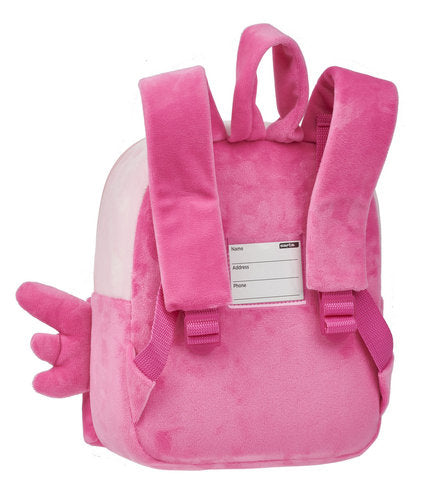MOCHILA PELUCHE GUARDERÍA SAFTA PRE-ESCOLAR FLAMENCO