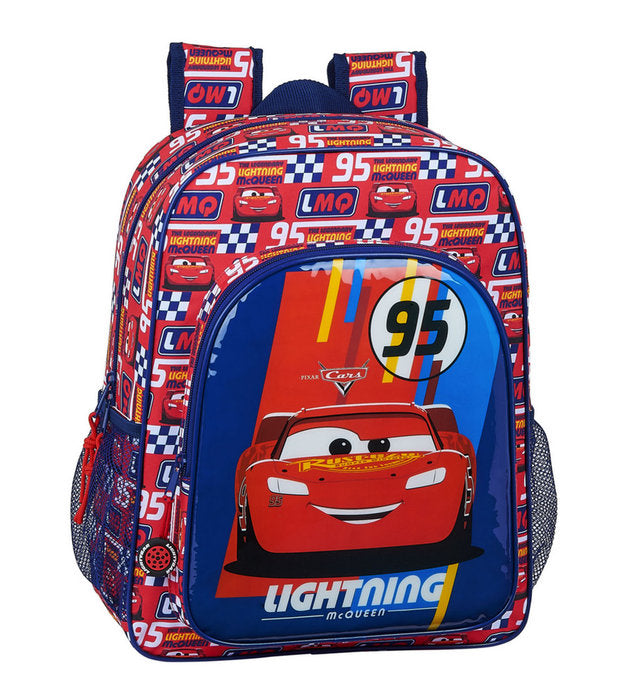 MOCHILA JUNIOR ADAPTABLE A CARRO CARS RACING BLOCK Imagen principal del producto