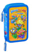 ► PLUMIER DOBLE PQÑO 28 PCS. SUPERTHINGS SERIE 7