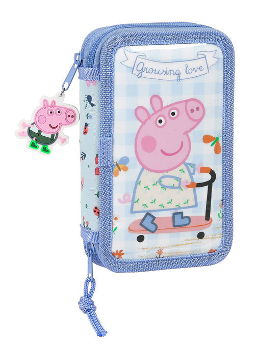 ► PLUMIER DOBLE PQÑO 28 PCS. PEPPA PIG URBAN FARMER Imagen principal del producto