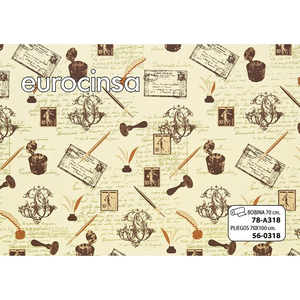 ✅ PAPEL REGALO Motivos musicales  BOBINA 100 Metros