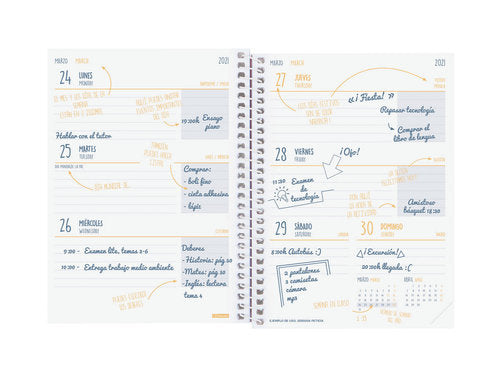 AGENDA ESCOLAR 20-21 SECUNDARIA IMPOSIBLE OCTAVO SV