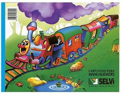 ▶︎ BLOC CARTULINAS COLORES SURTIDOS SELVI - Caja 20 blocs de cartulinas