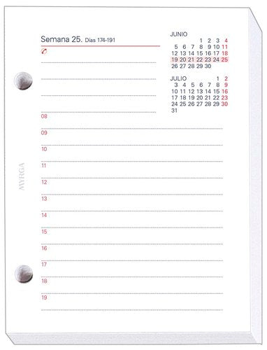 ✅ TACO CALENDARIO MYRGA SOBREMESA Nº3 2023