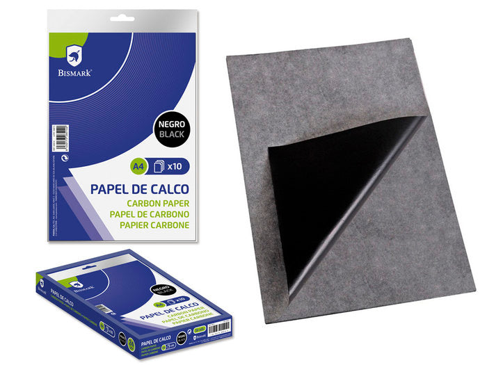 ✅ PAPEL CALCO A4 10H NEGRO Imagen principal del producto