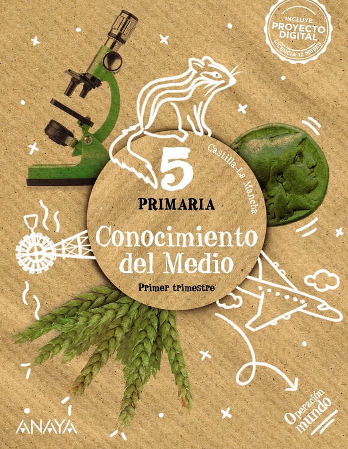 ✅ CONOCIMIENTO DEL MEDIO 5º EDUCACIÓN PRIMARIA OPERACIÓN MUNDO - 9788414312544 Imagen principal del producto