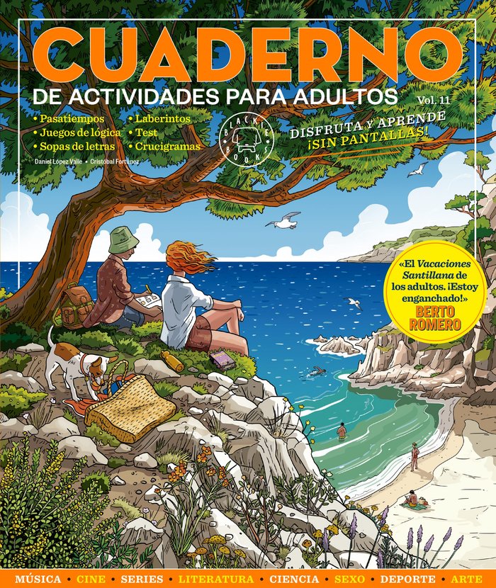 ► Cuaderno Blackie Books. Vol. 11: Cuaderno de actividades para adultos - 9788419172150 Imagen principal del producto
