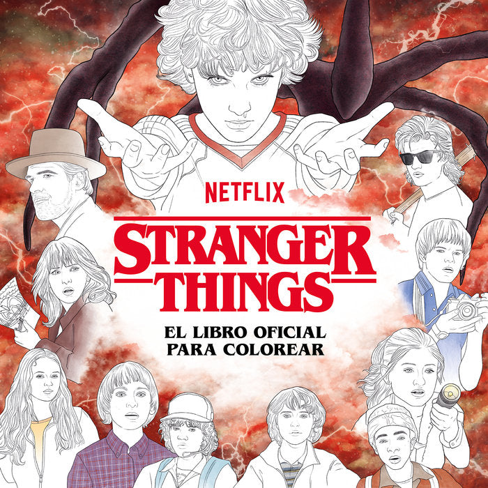✅ STRANGER THINGS EL LIBRO OFICIAL PARA COLOREAR Imagen principal del producto