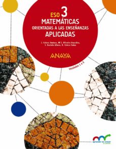 ▶ MATEMÁTICAS ORIENTADAS A LAS ENSEÑANZAS APLICADAS 3º ESO MEC - 9788467852165