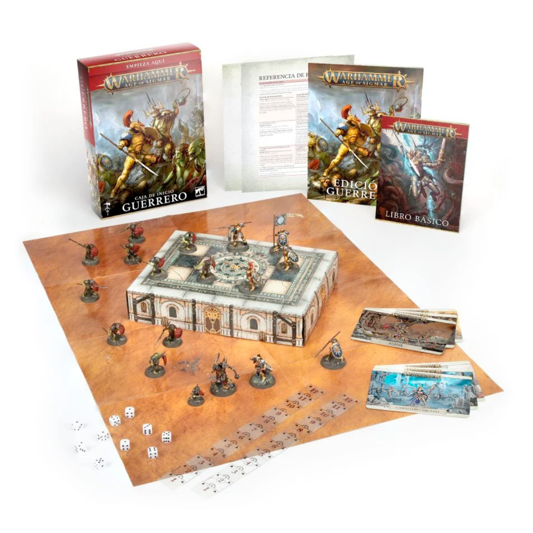 ✅ Caja de inicio Warhammer Age of Sigmar: Guerrero