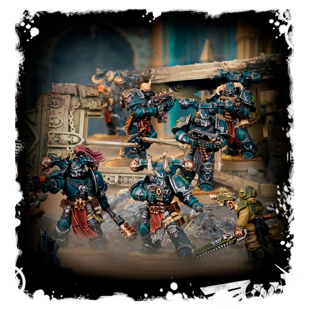 ✅ LEGIONARIES Marines espaciales del Caos (Chaos Space Marines)