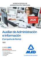 Auxiliar de Administración e Información (Campaña de Renta) de la Agencia Estatal de Administración Tributaria. Test