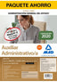 226 €  145,00 € IVA incluido Guardar para más tarde Mapa de librerías Paquete Ahorro Auxiliar Administrativo de la Administración General del Estado (turno libre)